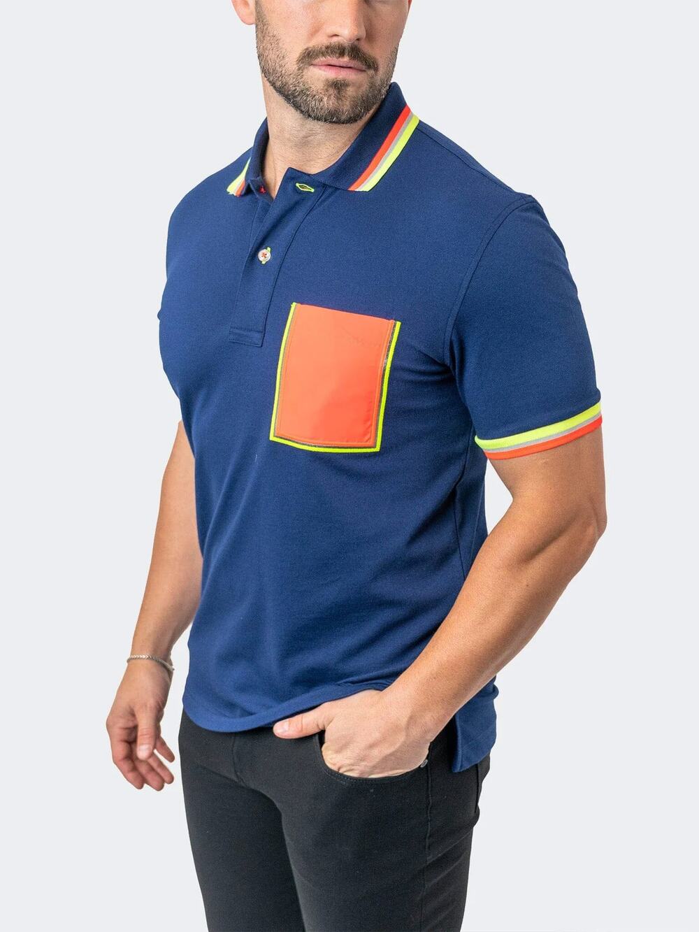 MACEOO Polo TipMilano Navy Blue 5 XL